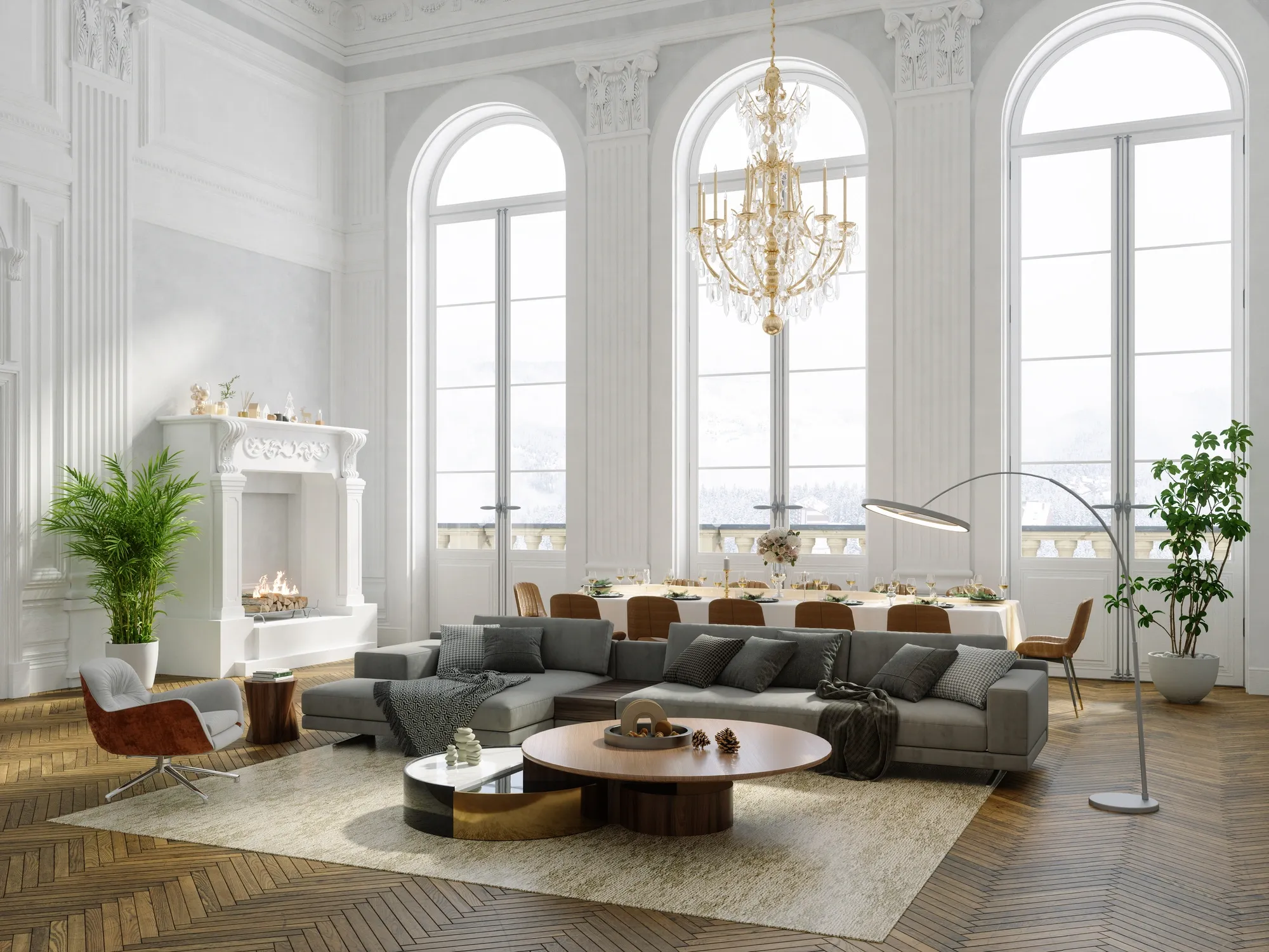 Luxury estate interior